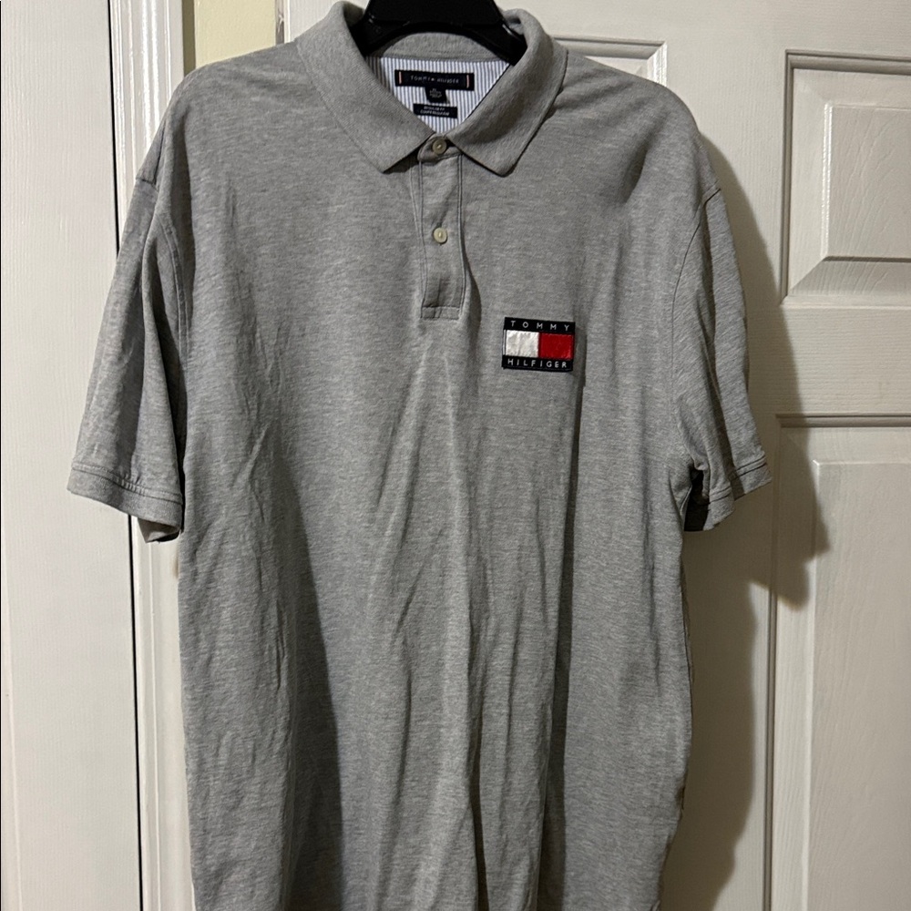 Tommy Hilfiger Classic Gray Polo Shirt